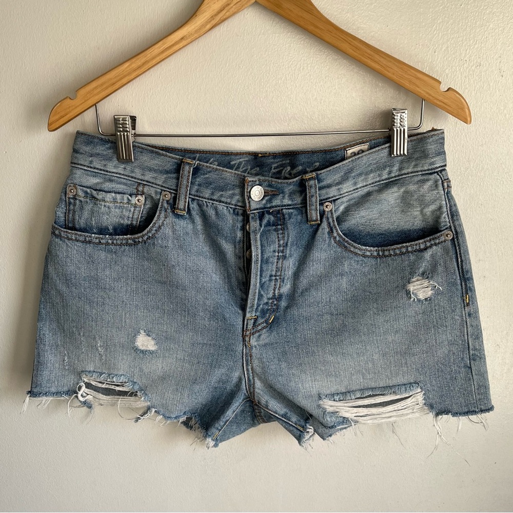 WE THE FREE Sofia Distressed Denim Shorts - Picture 5 of 9